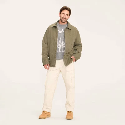 Men's Twill Shacket - Woolrich Olive Green XXL - Image 1 of 4