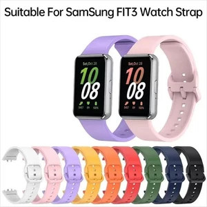 Correa para Samsung Galaxy Watch Fit 3 (SM-R390) deportivo gel de silicona suave-Reino Unido - Imagen 1 de 10
