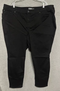 NEU Torrid Damen Jeans Größe 26 R Mid Rise Skinny schwarz superweich Erwachsene neu mit Etikett - Bild 1 von 5