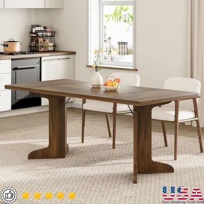 Amplia Mesa de Comedor 6-8 Personas Granja Cocina Mesa Robusto Diseño Versátil Foto 1 de 4