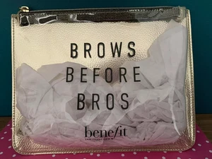 Benefit Brows Before Bros Makeup Bag TRAVEL Size 22cm x 18cm - Picture 1 of 2