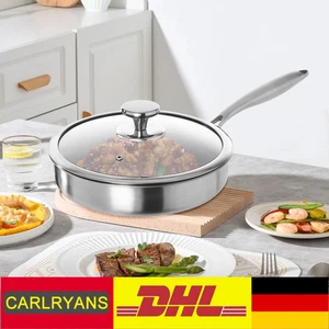 Bratpfanne Mit Deckel Antihaft-bratpfanne Bratpfanne Leicht Zu Reinigen - Bild 1 von 18