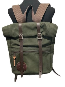 Bolso Duluth Pack Deluxe Roll Top Scout Pack Color Oliva Hecho en EE. UU. - Imagen 1 de 15