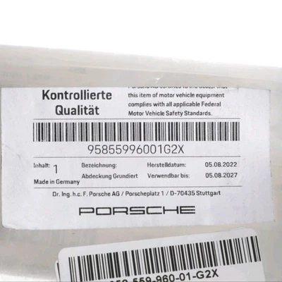 Moldura guardabarros inferior derecho original Porsche Cayenne 2011-2018 958-559-960-01-G2X Foto 1 de 4