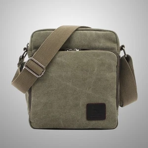Bolso bandolera de lona para hombre para deportes al aire libre - Imagen 1 de 12