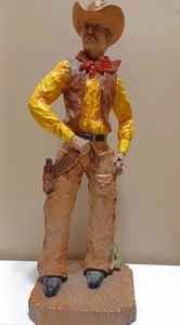 VTG 1976 Universal Statuary Western Cowboy 16.5" Statue Rugged - Picture 1 of 3