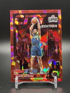 2024 Hoops Premium Stock - City Edition Kawhi Leonard #27 Premium Red Prizm /99 - Picture 1 of 3