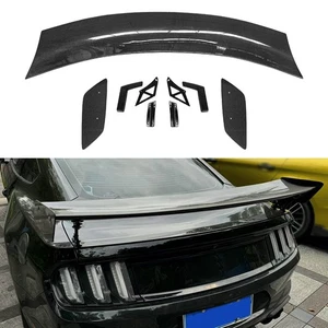 Carbon Fiber GT500 style Rear Trunk Spoiler Wing for Ford Mustang 2015+ - Picture 1 of 8
