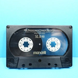 🍒 1x MAXELL XL II 90 * IEC II Type 2 * Cassette Kassette Casete кассета * 1988 - Bild 1 von 4