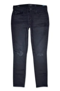 Lucky Brand Men's Destroy Gainsville Black 100 Skinny Jeans 34W x 30L LB-017 - Picture 1 of 3