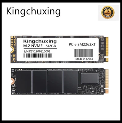 Kingchuxing 2TB 1TB 512GB 256GB NVMe PCIe 3.0 X 4 M.2 2280 SSD For PC Laptop - Image 1 of 4