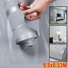Luxury Embossed Wave Wallpaper Rolls Silver Grey Non-woven Wall Cover Paper 9.5m