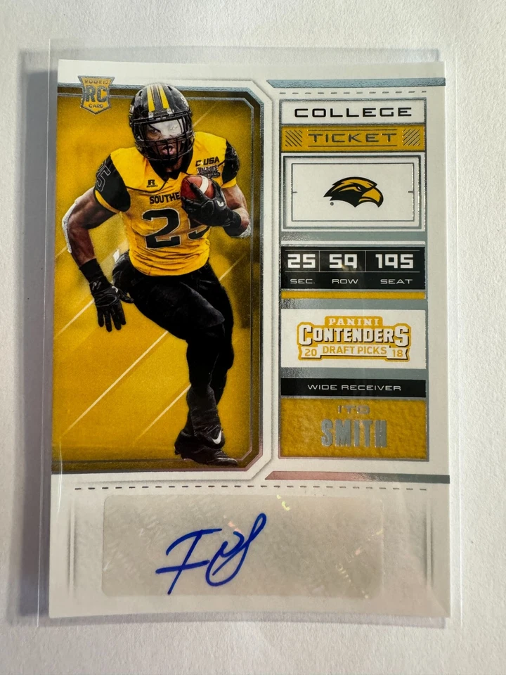 K185,542 -  2018 Panini Contenders Draft Picks #291 Ito Smith Auto RC - Image 1 of 1