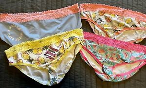 Justice Girls Variety Cotton Bikini Panty 4 Count Oh So Soft Size 18/20 Plus