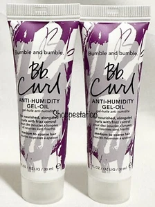 Lot Of 2 Bumble and Bumble BB Curl Anti Humidity Gel Oil 1oz / 30ml Each - Picture 1 of 2