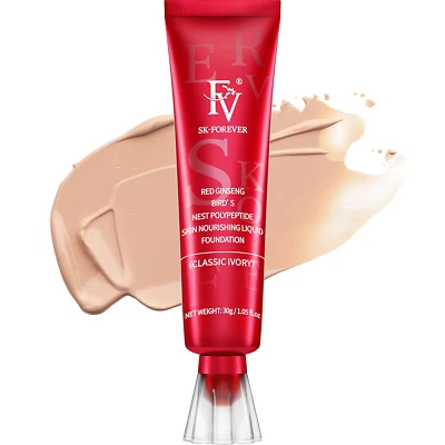 FV Waterproof Matte Foundation, Medium Coverage, Classic Ivory - Image 1 of 4