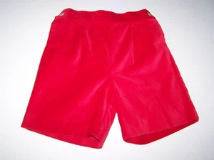 Sal & Pimenta Boutique Boys Shorts Vendome Red Velvet Holiday Size 6T NWT - Picture 1 of 2