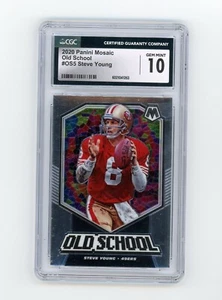 2020 Panini Mosaic Steve Young Old School #OS5 CGC 10 - Picture 1 of 2