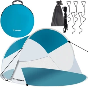 Tenda da spiaggia 2 posti mare TendaFacile XL campeggio camping a cupola Anti-UV - Foto 1 di 6
