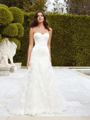 Blue by ENZOANI  Size 10  Wedding Dress - Image 1 of 4