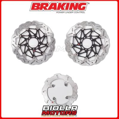KIT DISCHI FRENO BRAKING DUCATI S4RS Testastretta MONSTER 1000 2007 - ANTERIORE  Foto 1 de 4