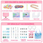 Charm Bracelet Making Bag Kit For Girls,DIY Jewelry Making Kit Christmas Gift