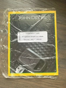 NEW John Deere Gator 72" Hydraulic Straight & V Blade Oper's Manual OMUC17535 - Bild 1 von 4