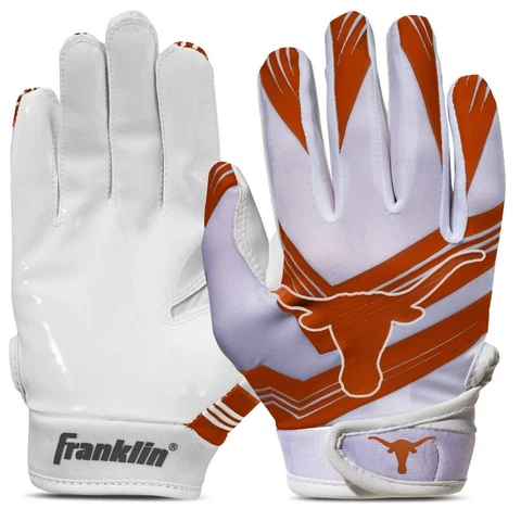 Texas Longhorns Kids NCAA Receiver Gloves (Youth XS/S) Cover