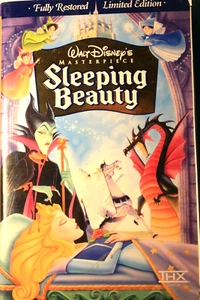 SLEEPING BEAUTY VHS ~ DISNEY'S FULLY RESTORED-LIMITED EDITION Good Con'd - Imagen 1 de 5