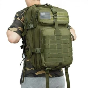 Borsa Sportiva Zaino Palestra Multicolore Poliestere Militare Impermeabile 30-50L Medium - Foto 1 di 41