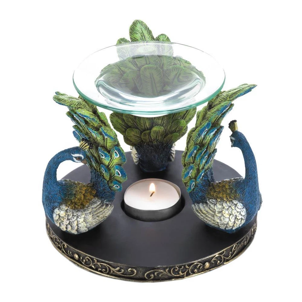 Home Locomotion 849179027254 Peacock Plume Oil Warmer