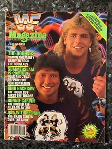 WWF Magazine August 1989 - The Rockers - Shawn Michaels Marty Jannetty - Picture 1 of 3