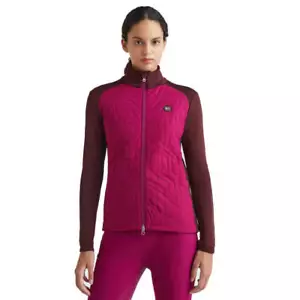 Tommy Hilfiger Women's Equestrian Eco-Loft Workout Jacket ITALY WINE HW 22 - Picture 1 of 5