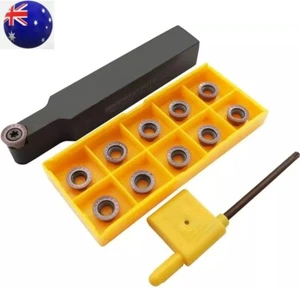RPMT10T3MOE R5 Carbide Insert +5/8" SRDPN1616H10 Metal Lathe Cutting Tool Holder - Picture 1 of 6
