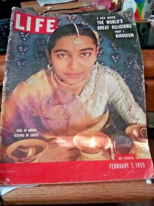 Life Magazine, February 7, 1955 - Hinduism B84 - Picture 1 of 1
