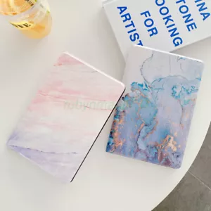 AU Marble Case Smart Stand Folio Cover Fit Apple iPad 8th Gen 2020 10.2 7th 2019 - Picture 1 of 31