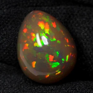 11.64Ct IF Rare ! AAA Black Opal Rain Of Colors Play Flame Pattern 100% Natural - Picture 1 of 5
