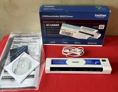 Brother DSmobile DS-920DW Wireless Duplex Mobile Color Page Scanner - Image 1 of 4
