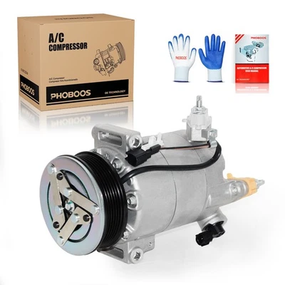 AC Compressor with Clutch for Ford Fiesta 1.6L 2014 2015 2016 2017-2019 CO9781C - Image 1 of 4