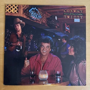 Conway Twitty - Don't Call Him A Cowboy • 1985 LP Record Vinyl VG+ Inner Sleeve - Picture 1 of 2