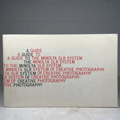 MINOLTA SLR 创意摄影系统指南 — 第 1/3 张图片