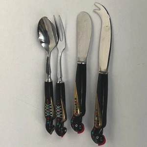 Servizio coltelli forchetta cucchiaio posate Haddad Jezzine vintage Libano. - Foto 1 di 24