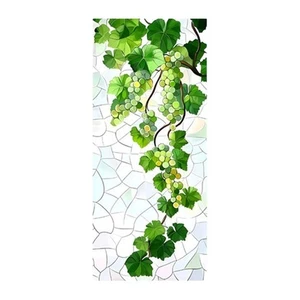 Grape Vine Decal Static Cling Sticker Double-sided Pattern Easy To Install - Picture 1 of 12