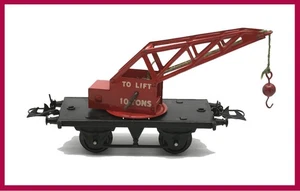 TRENES HORNBY: NO. 1 - CAMIÓN GRÚA (ROJO) - EXCELENTE - CAJA ORIGINAL - Imagen 1 de 3