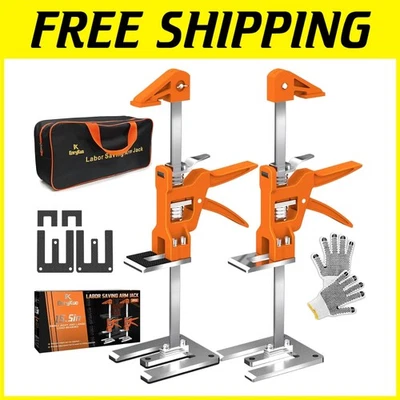 Elevadores para móveis de aço inoxidável - Conjunto de 2 - Imagem 1 de 4