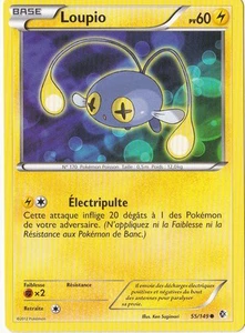 Loupio - N&B:Frontieres Franchies - 55/149 - Carte Pokemon Française - Imagen 1 de 1