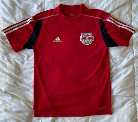 Men's Adidas New York Red Bulls Autographed Unverified Soccer Jersey Small Cover