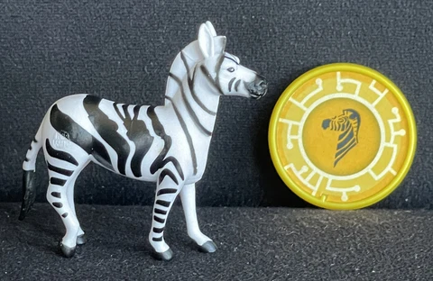 Wild Kratts Zebra Action Figure Toy Creature with Power Disc Cover