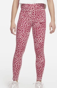 NEW Nike Big Kids Girl's Very Berry Printed Leggings Size Medium $40 Retail - Picture 1 of 2