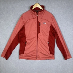 The North Face Mens Size Large Long Sleeve Jacket Two Toned Red - Zip Features - Picture 1 of 15
